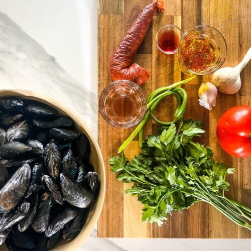 moules à la plancha