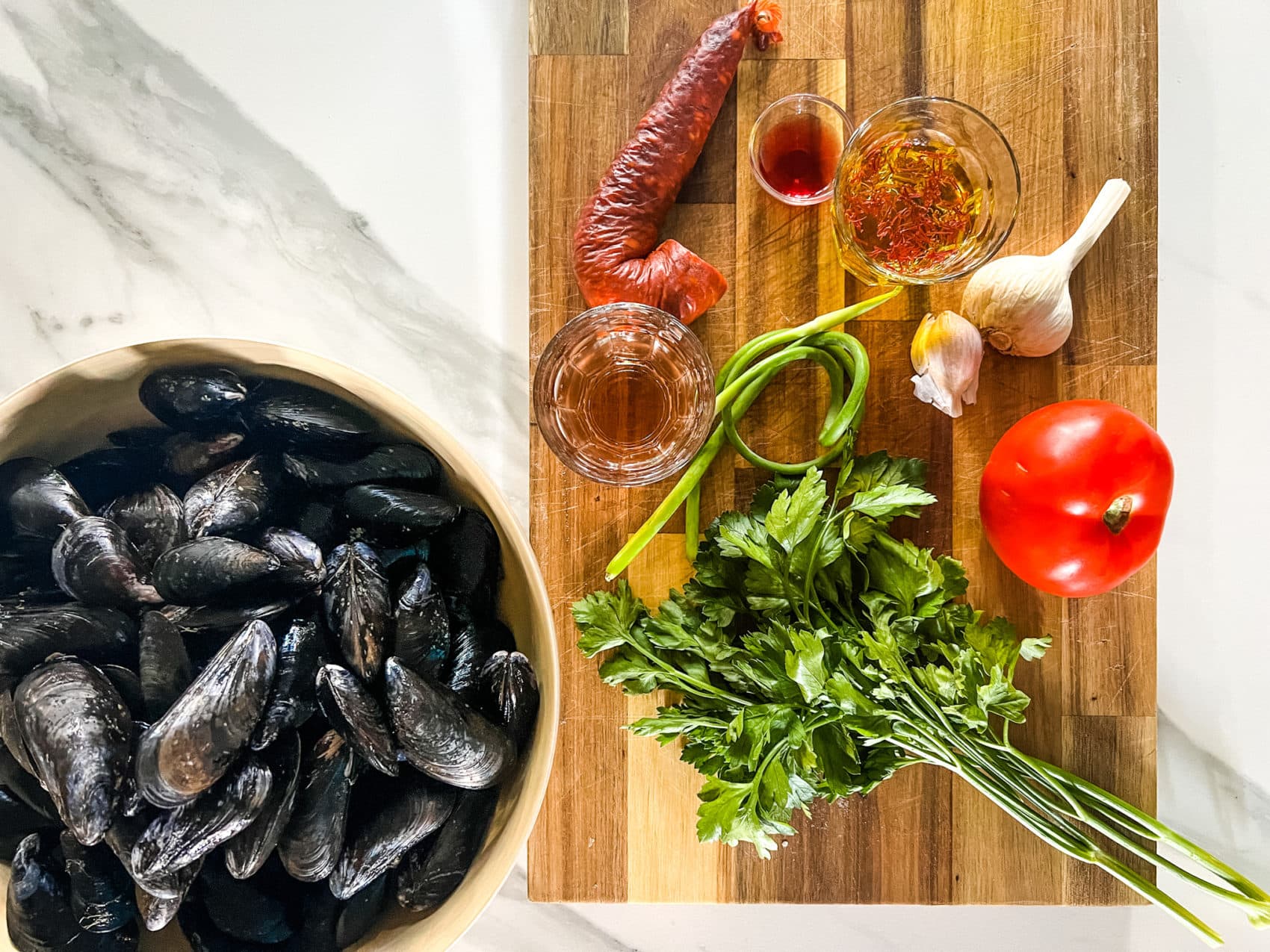 moules à la plancha