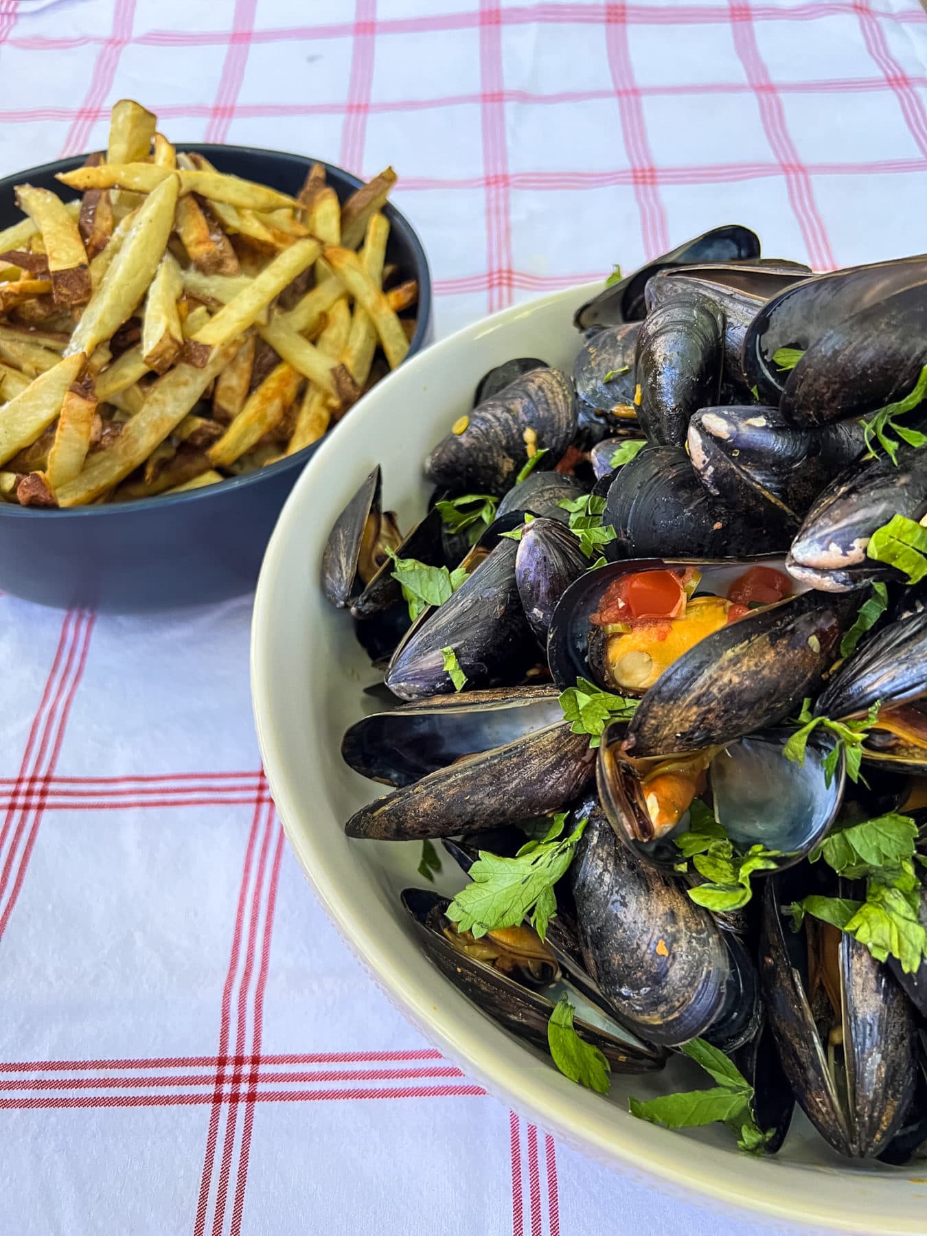 recette moules frite