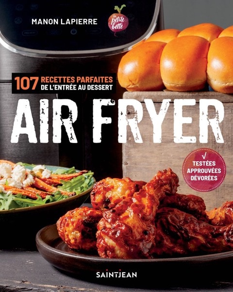 Livre recette Air fryer Manon Lapierre
