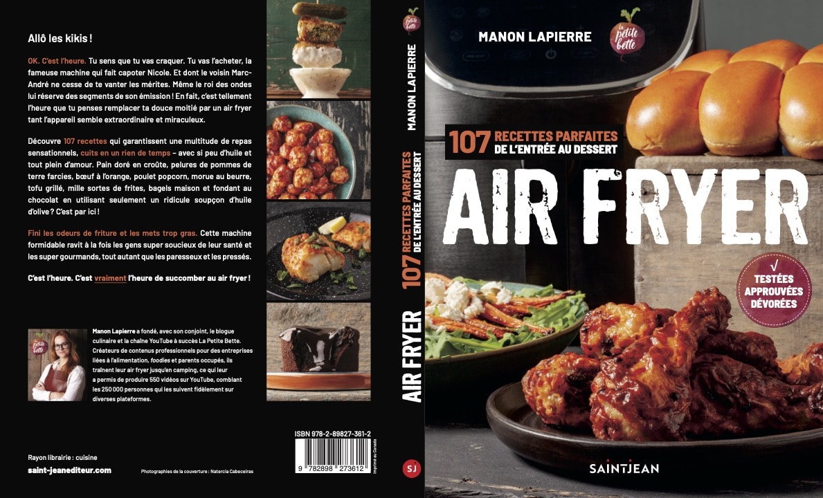 Livre recette Air fryer 107 recettes