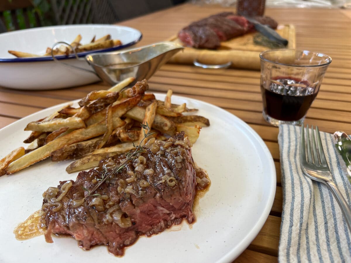 Bavette à l'échalote