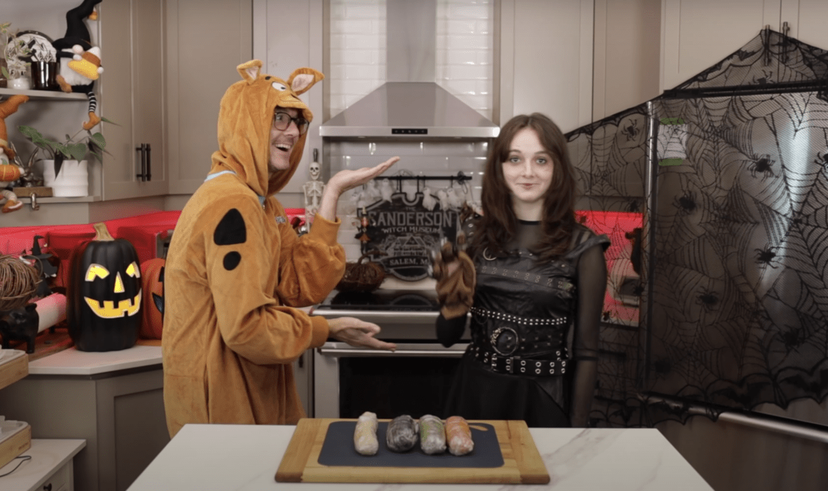 recette pâte d'amande halloween