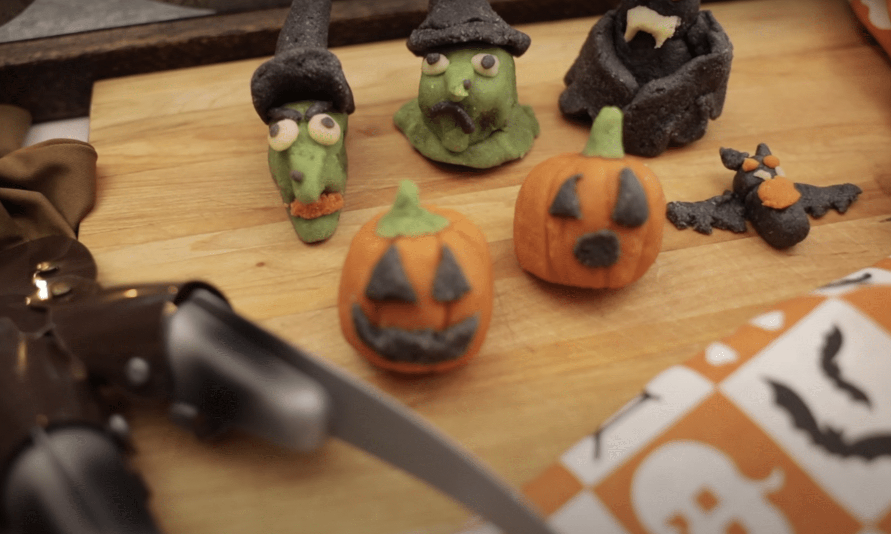 recette halloween pâte d'amande