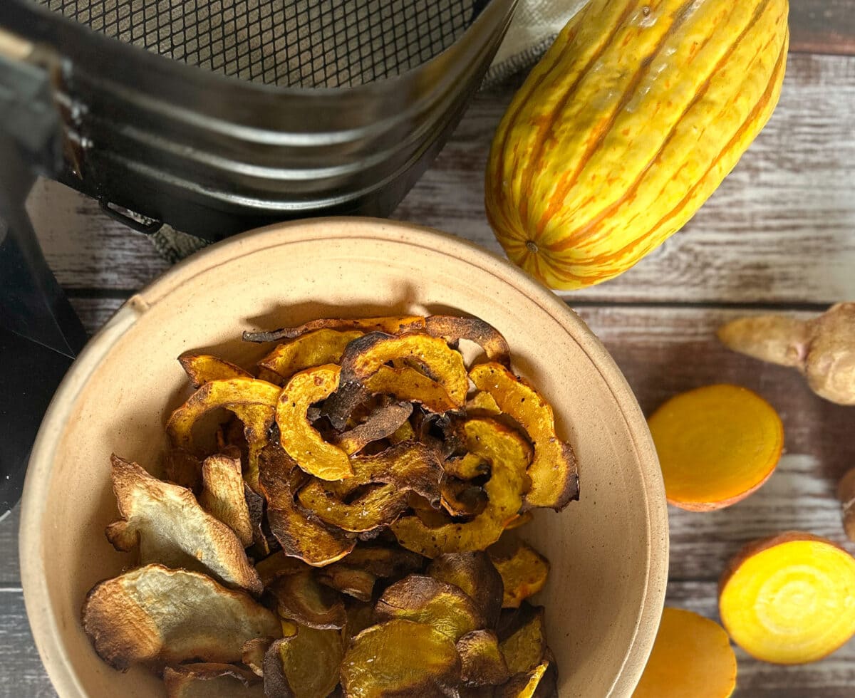 chips de légume air fryer