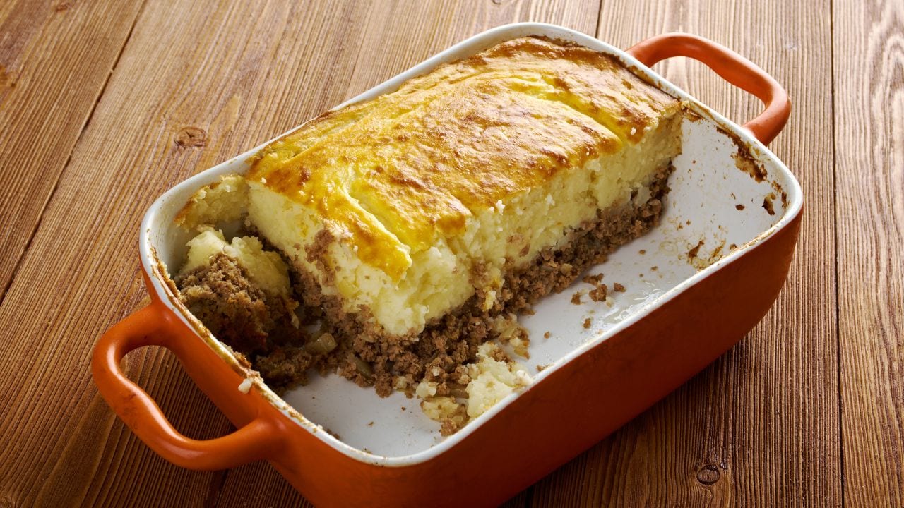 hachis parmentier classique avec pomme de terre et viande