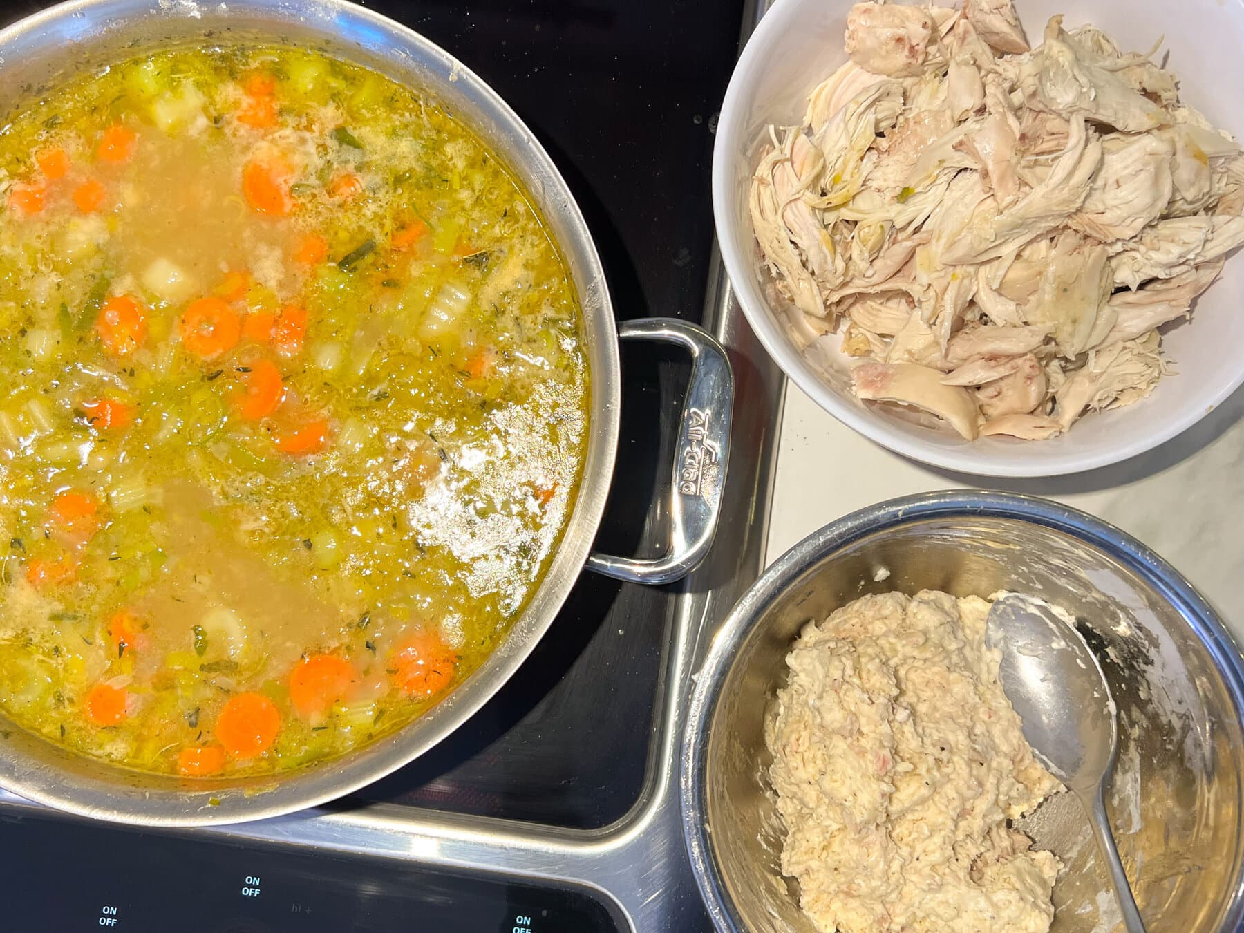 ingrédients ensemble