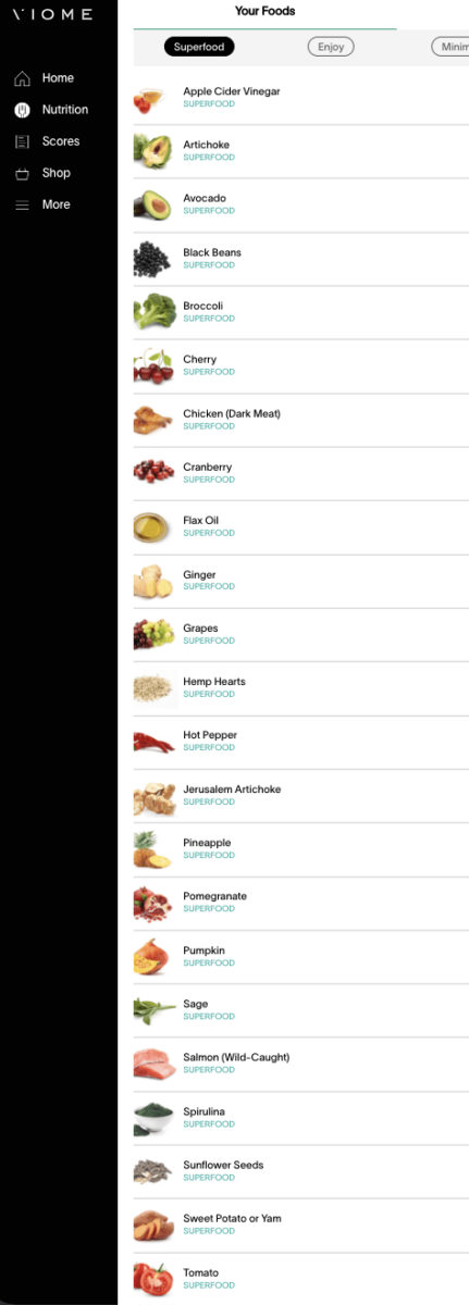 Viome test Canada résultat