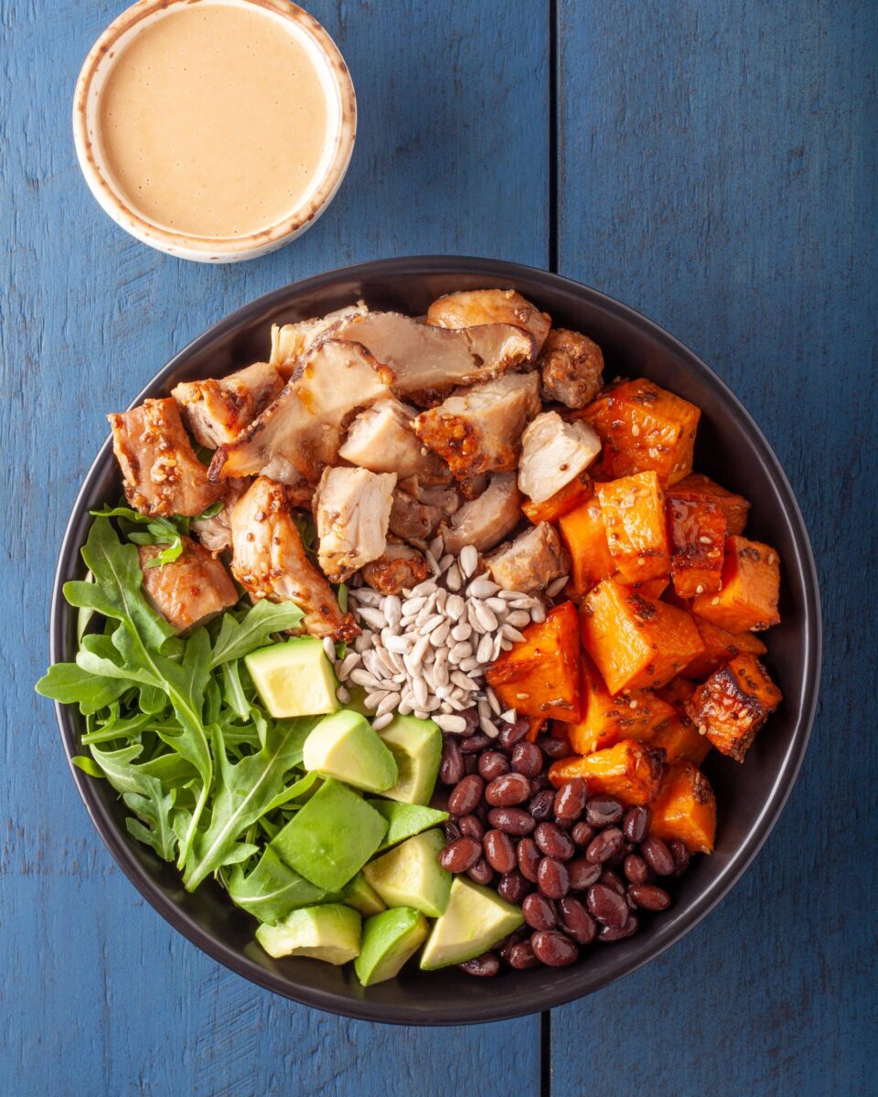 bol poulet et patate douce