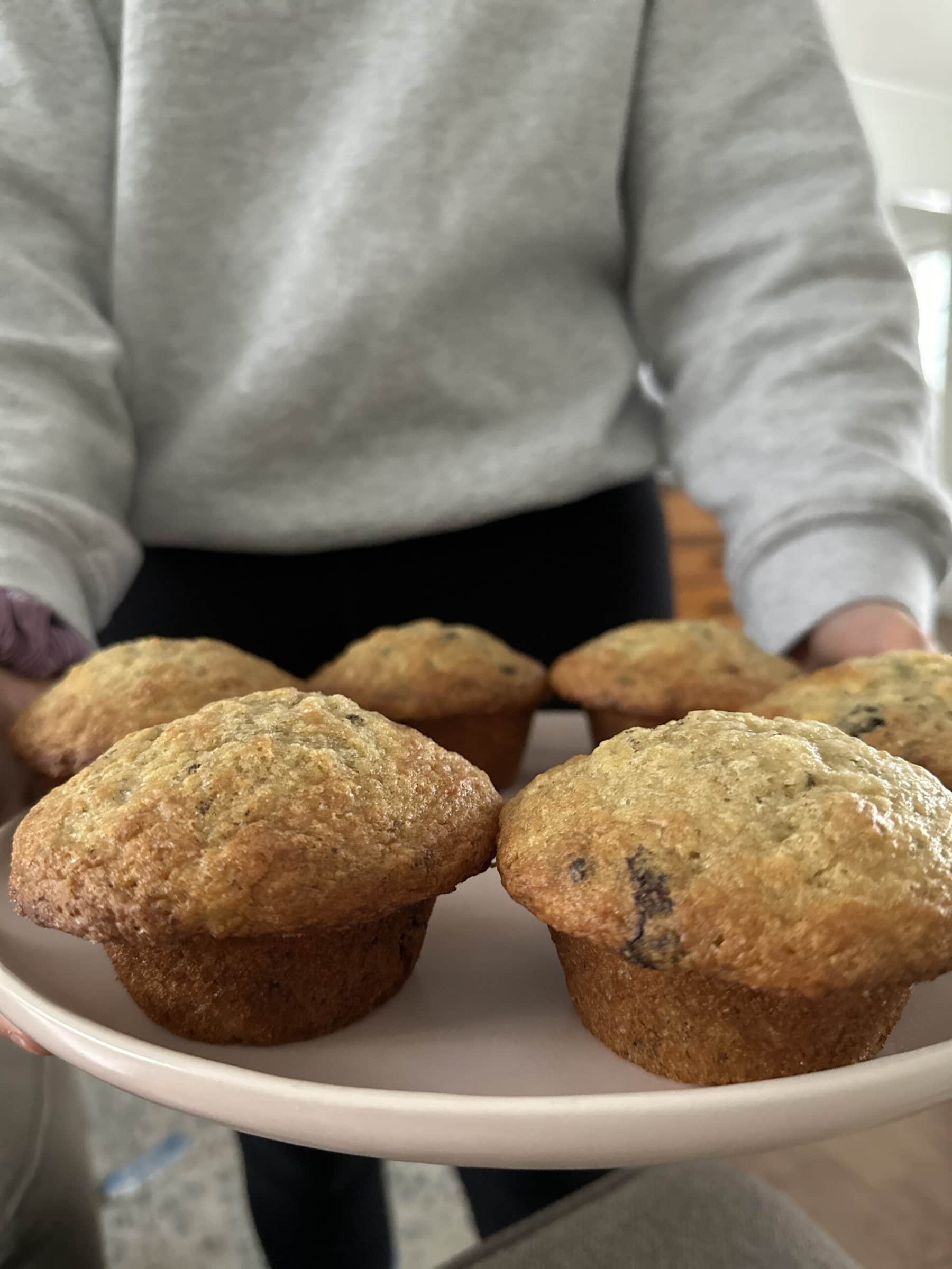 Muffin banane chocolat