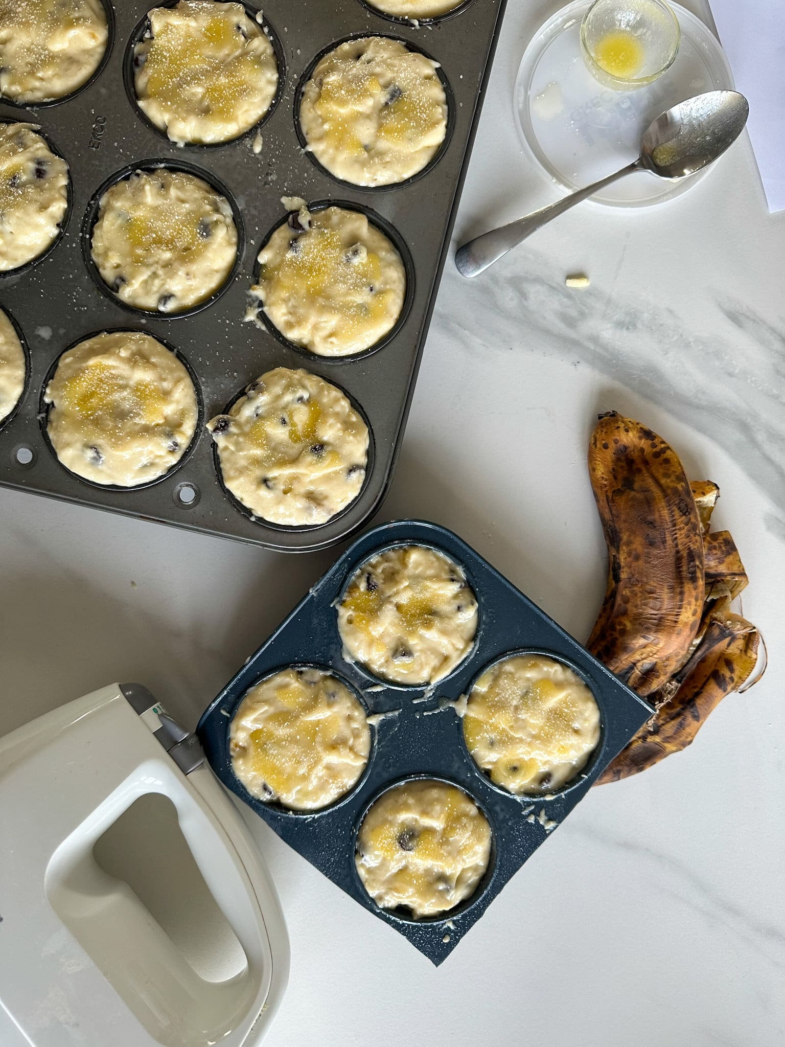 muffin banane chocolat 