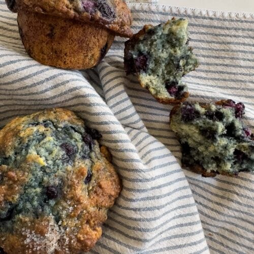 muffins aux bleuets congelés