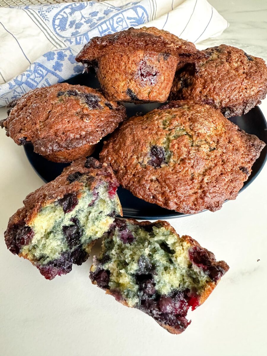 muffin aux bleuets myrtilles