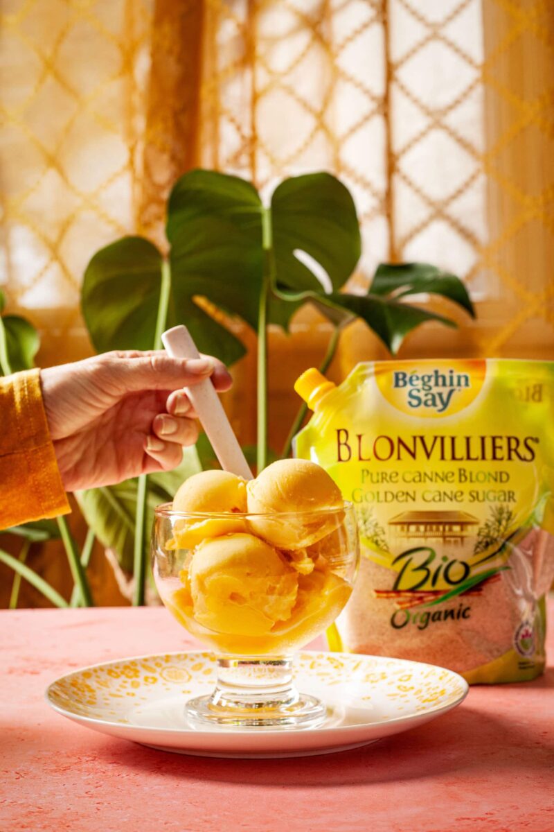 sorbet mangue et muscade