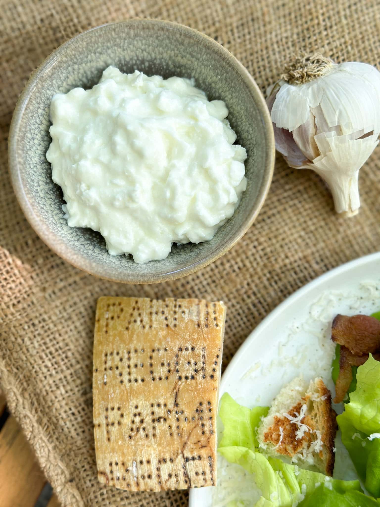 vinaigrette fromage cottage fouetté