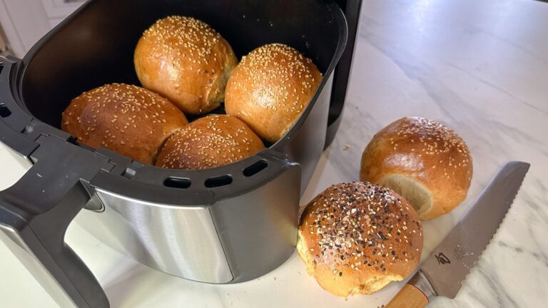 air fryer pain hamburger