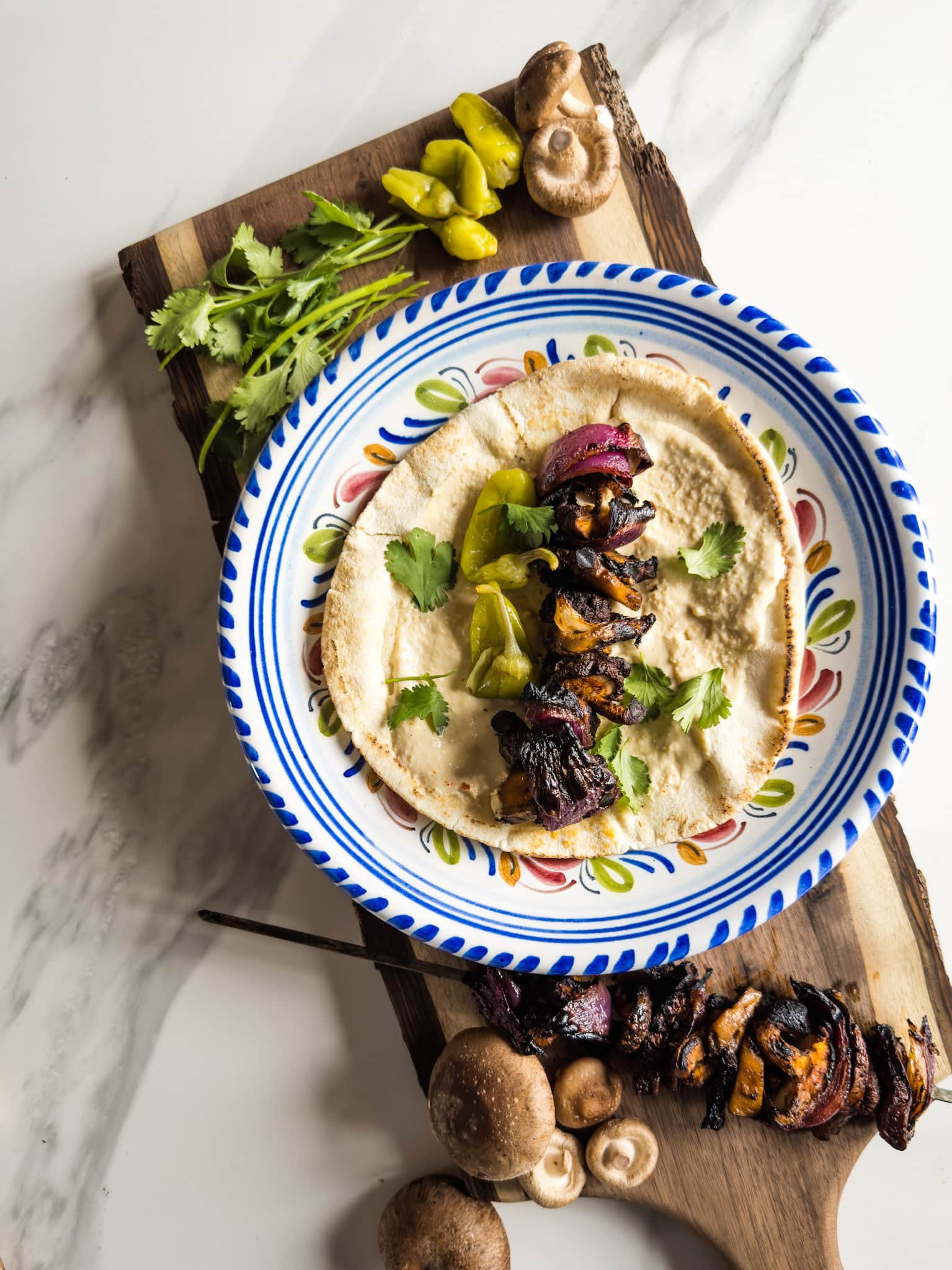 brochette champignon shish taouk