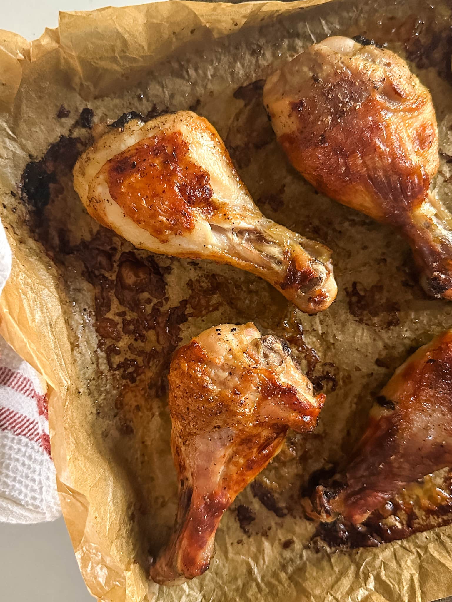 Pilons de poulet au four