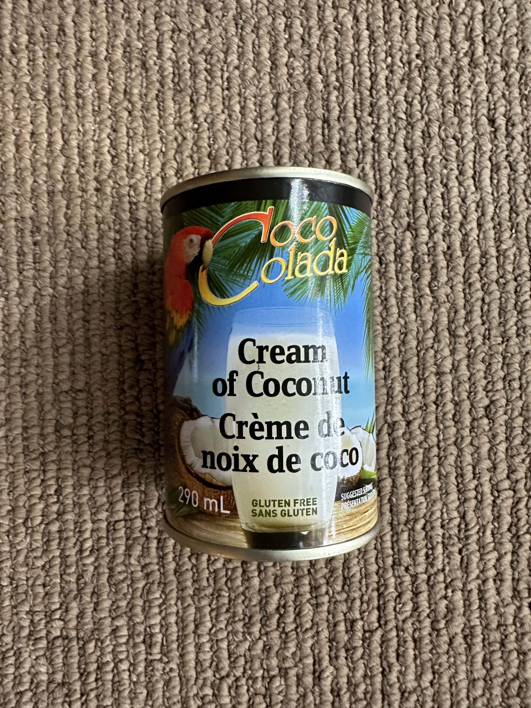 crème de noix de coco