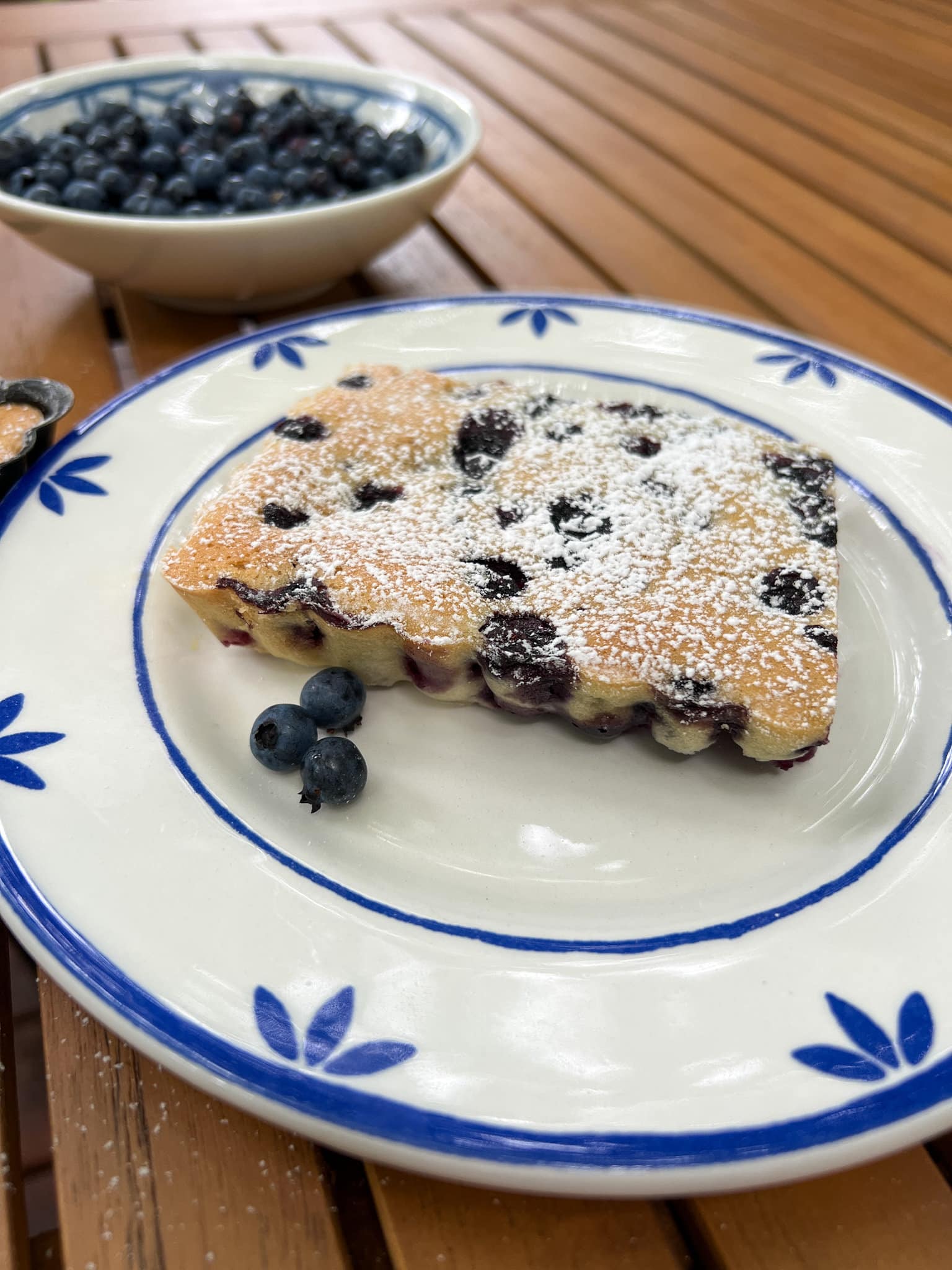 clafoutis aux bleuets