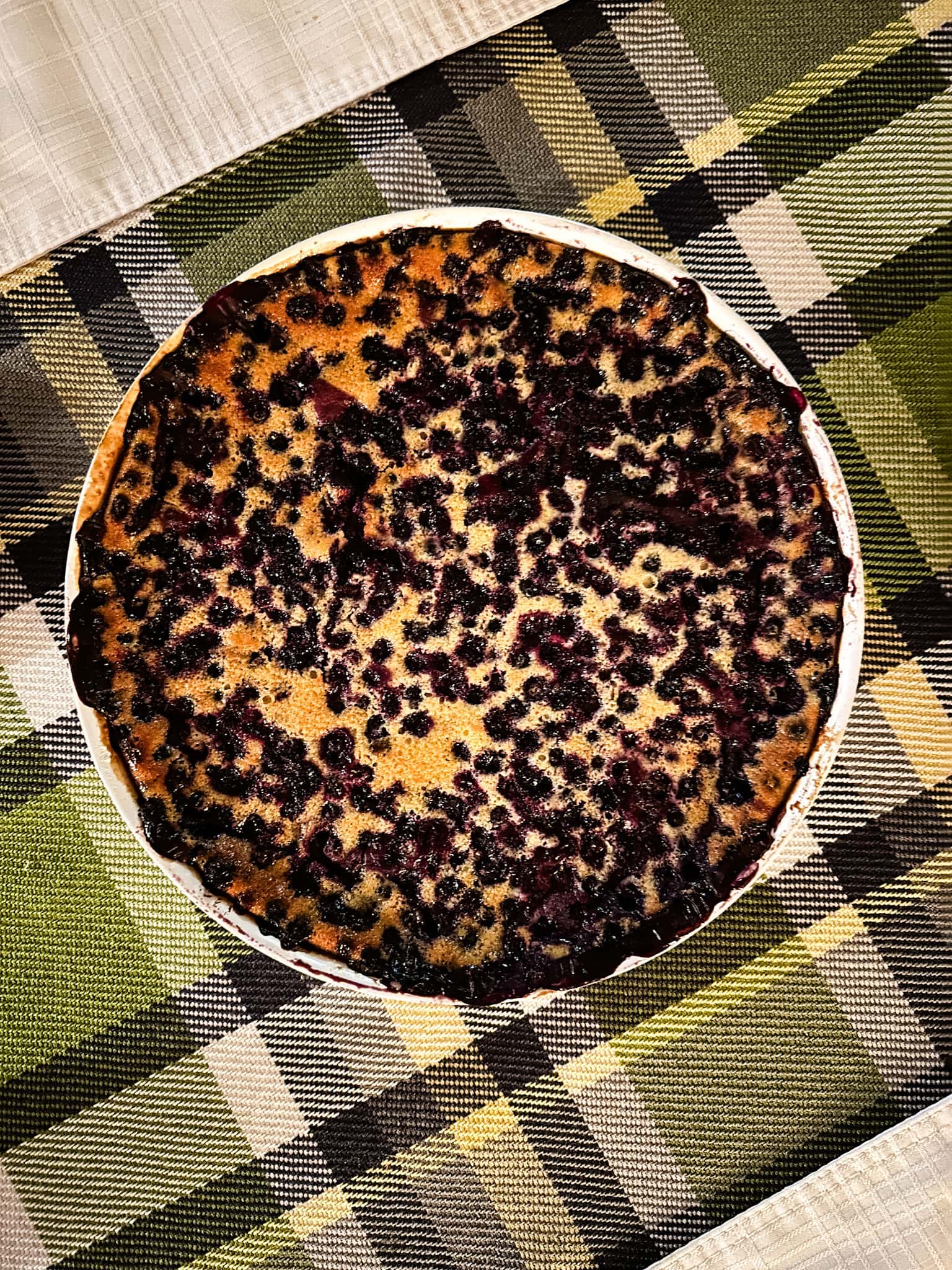 clafoutis aux bleuets de Lulu