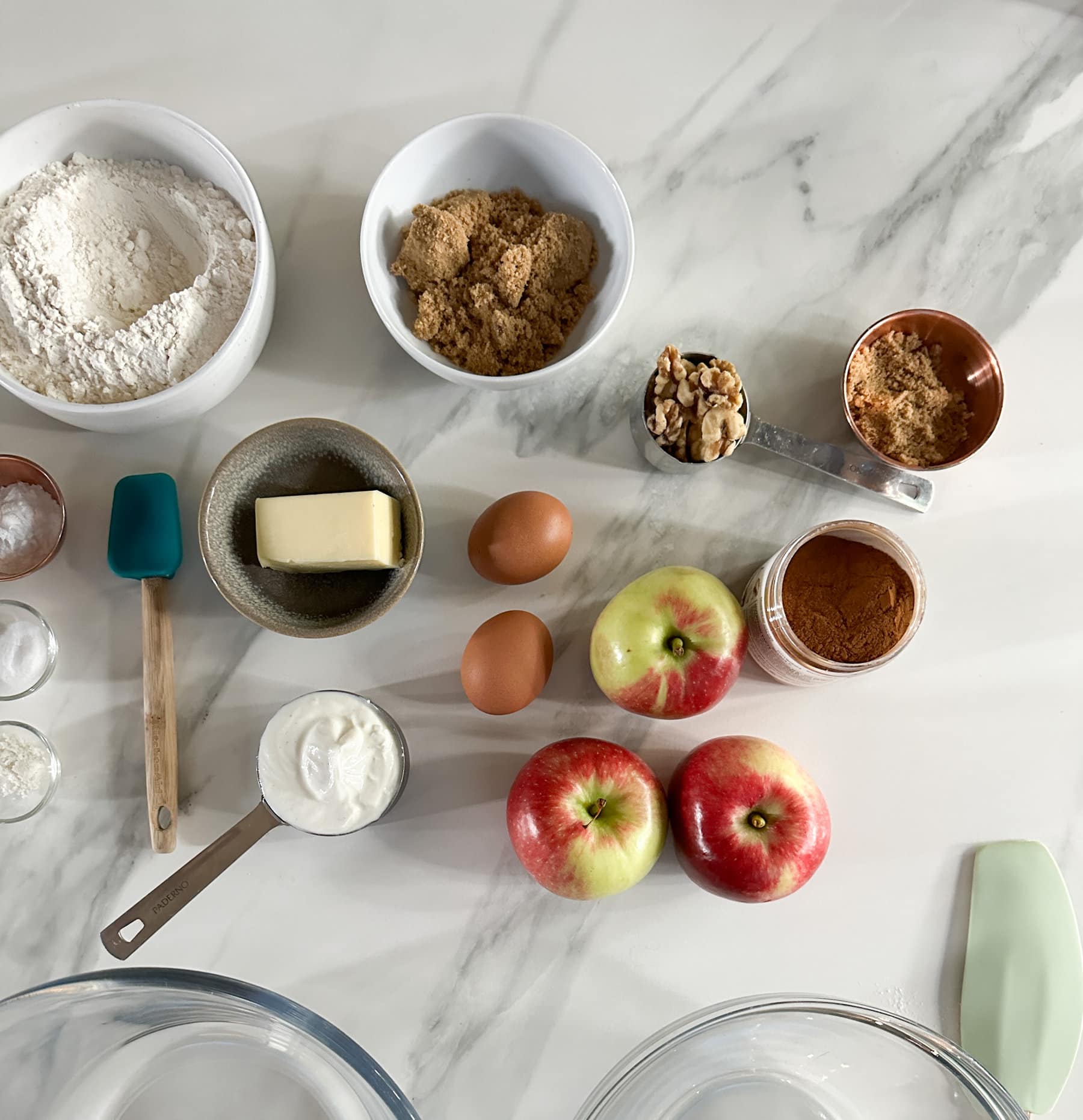 muffin aux pommes ingrédients