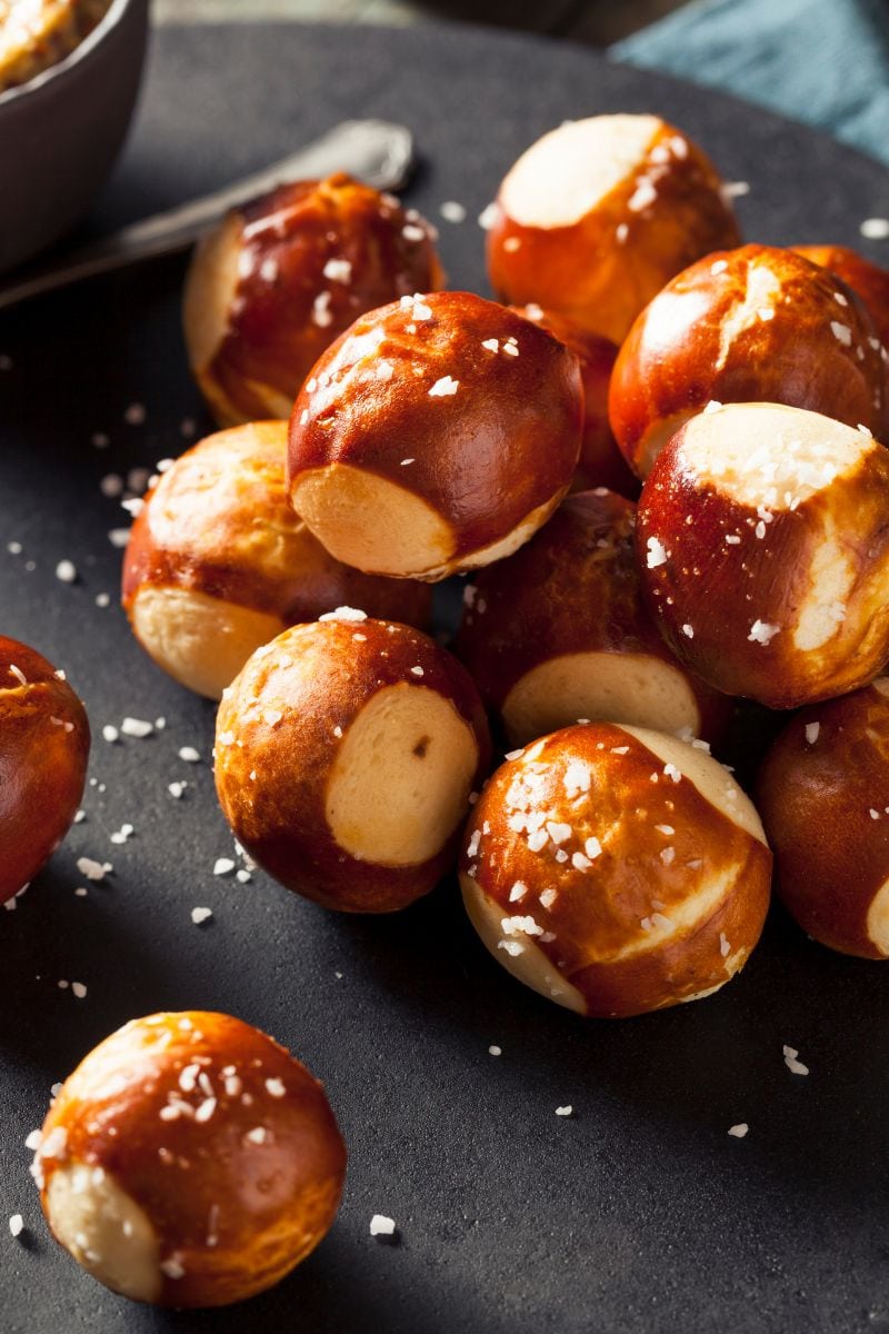 pretzel bites recette