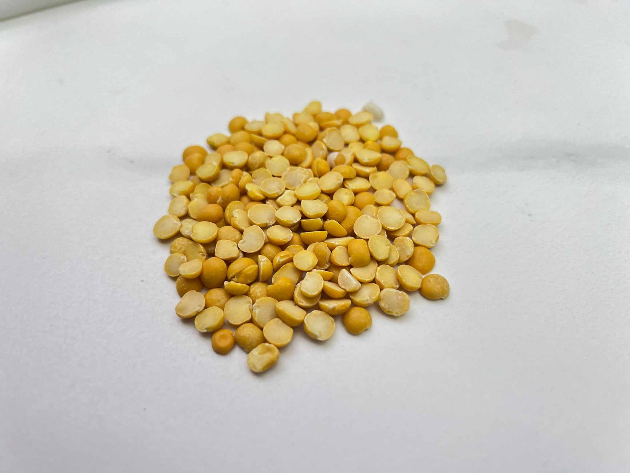 pois jaunes cassés secs
