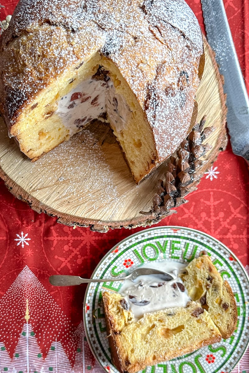 panettone crème glacée