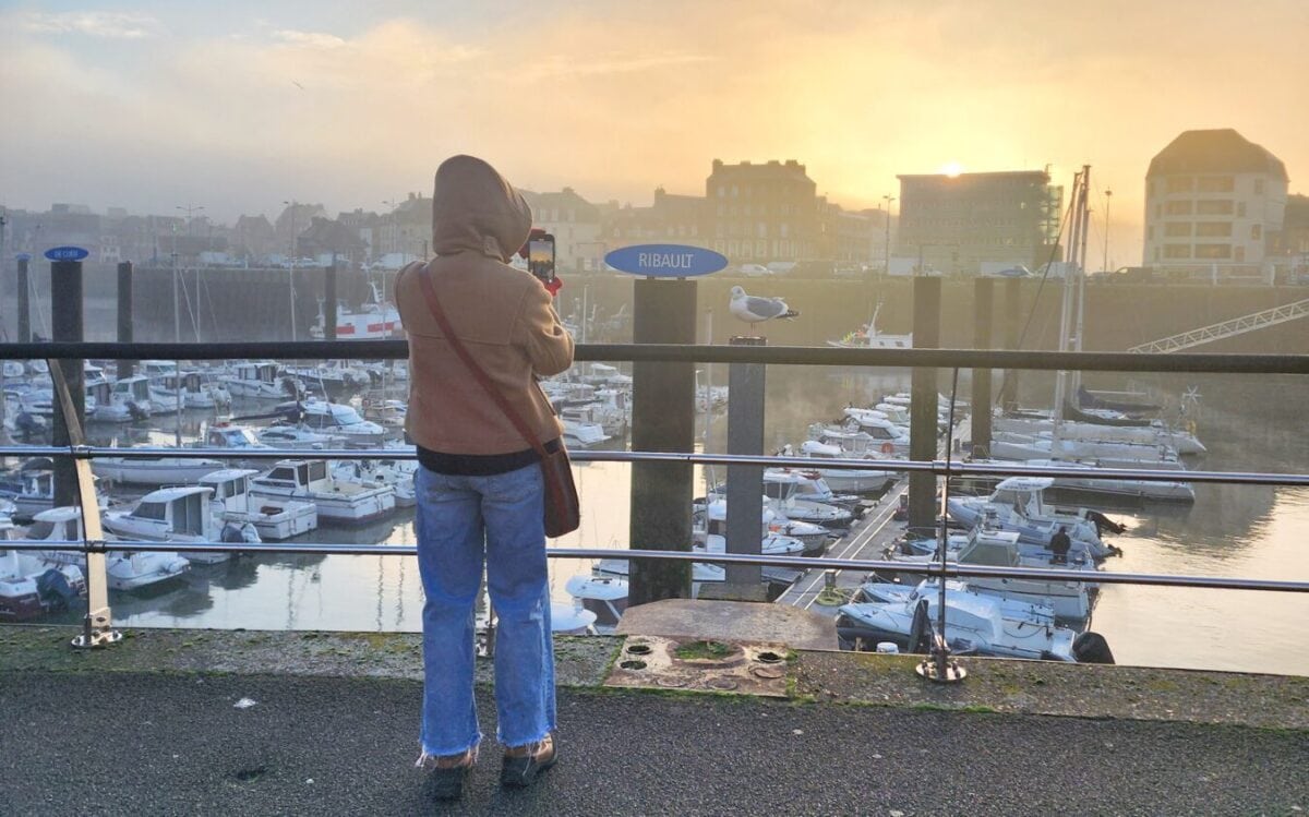 Voyage en Normandie La petite bette, vue sur port