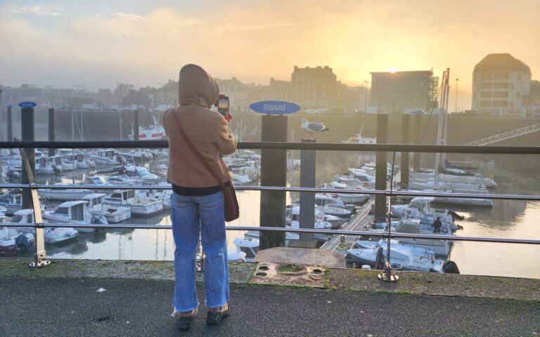 Voyage en Normandie La petite bette, vue sur port