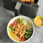 bol poulet rouge air fryer friteuse à air