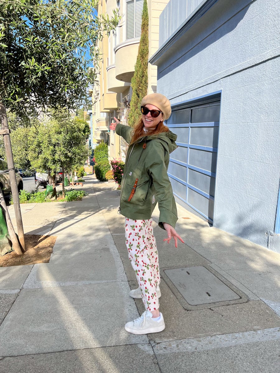 Quoi porter à San Francisco, Manon Lapierre sur la rue 