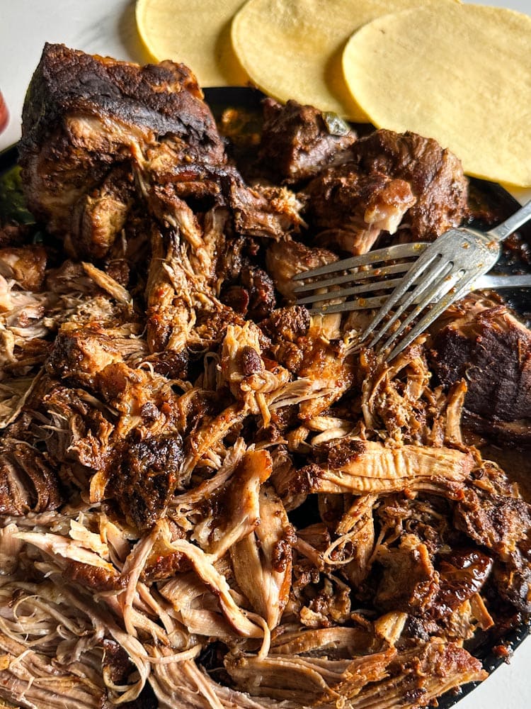 porc effiloché mexicain style birria tacos