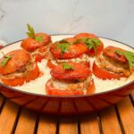Tomates farcies à la viande avec riz