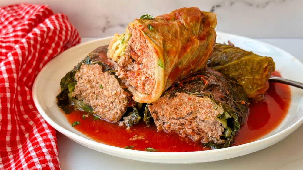 recette de cigare au chou et quinoa sur sauce tomate magique