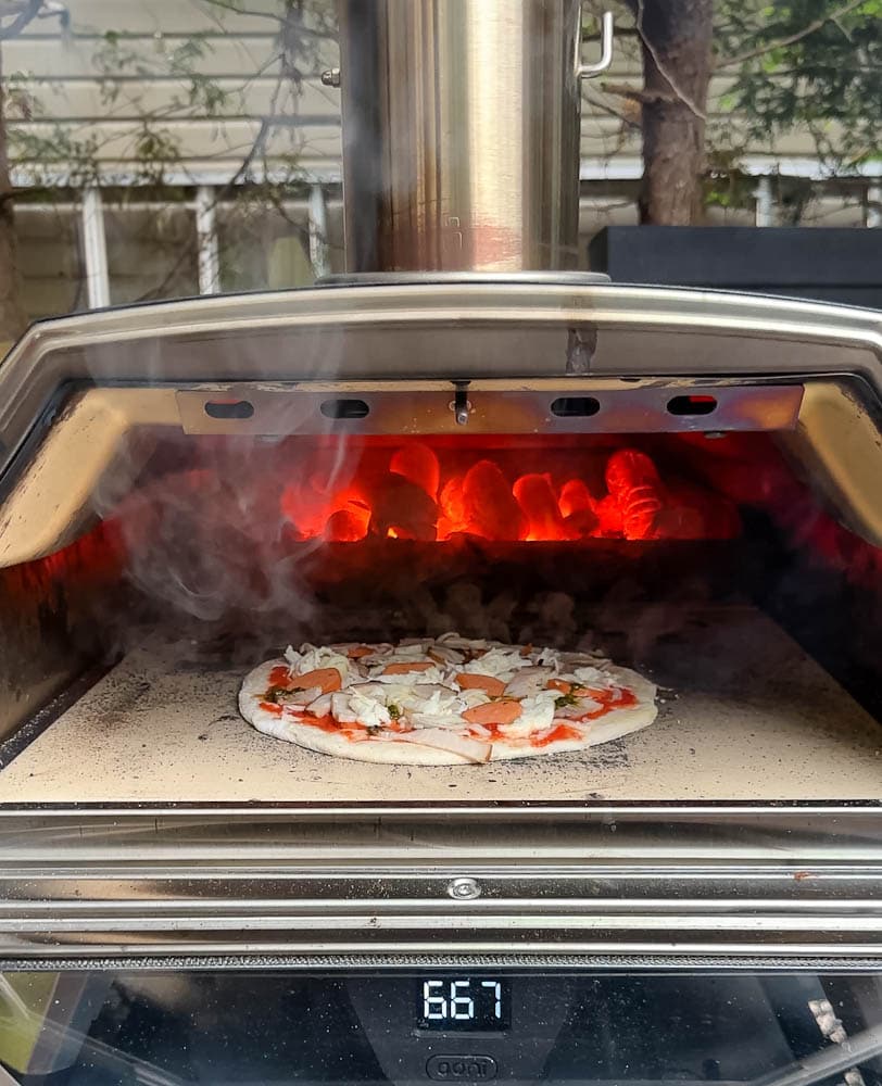 pizza au levain four Ooni