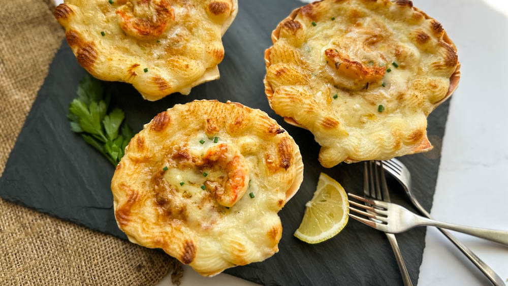 coquille saint-jacques (ou coquille de fruits de mer)