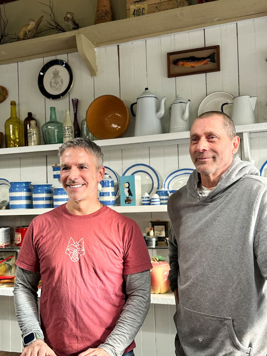 Martin Gagnon et Jean-Luc du complexe Vieux Loup de mer au bic québec