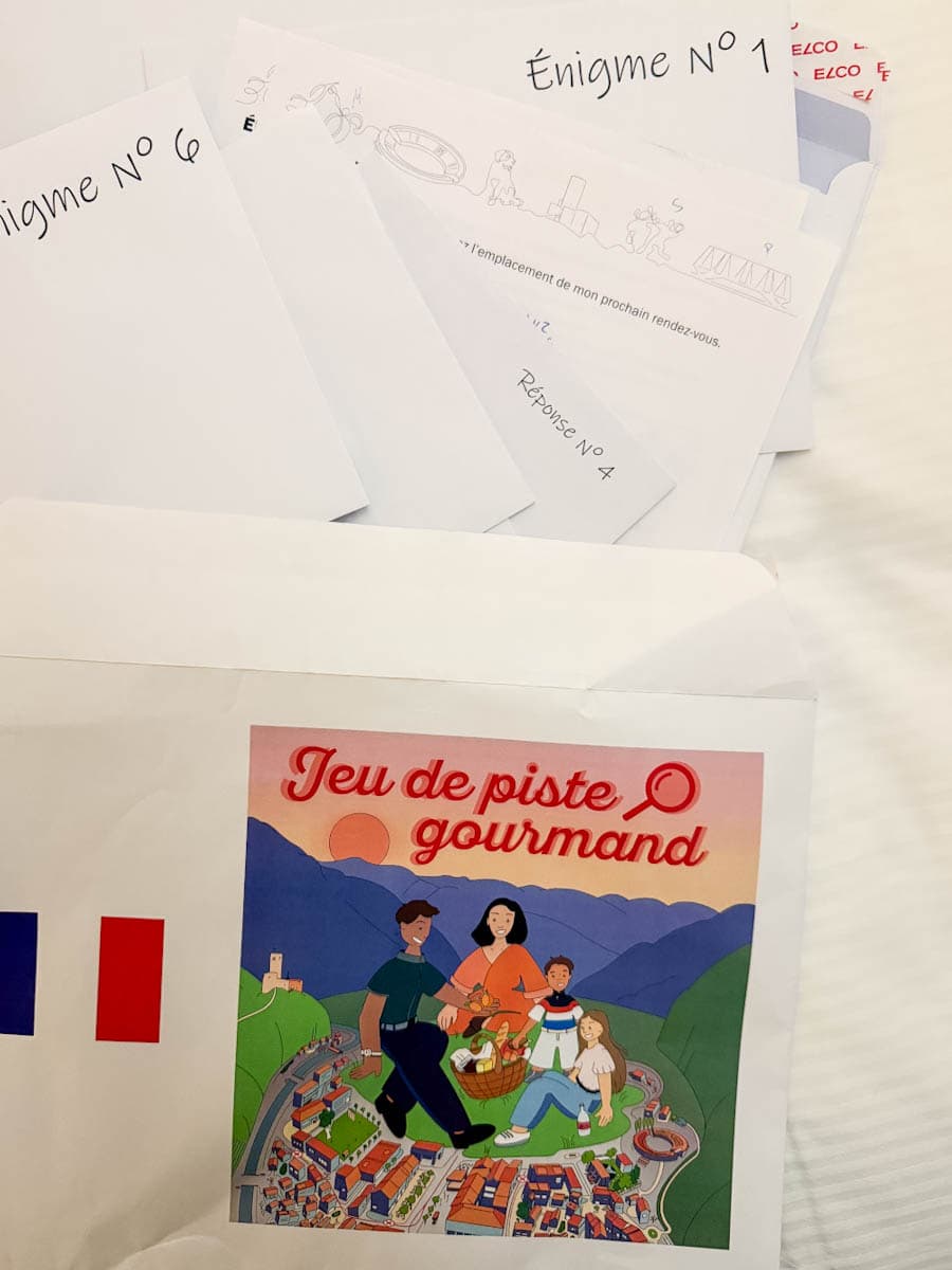 rallye et énigmes du jeu de piste gourmand de Martigny