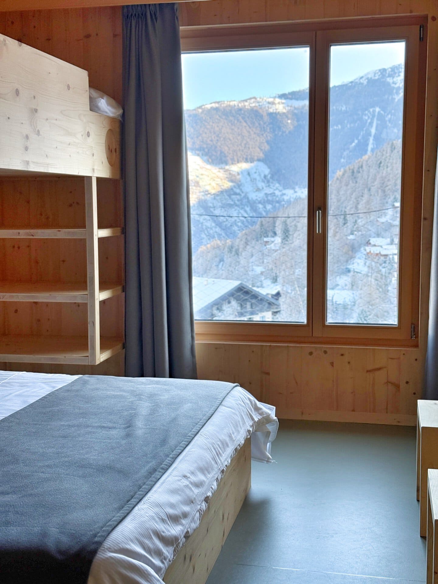 chambre Hotel Mad Mount Nendaz, vue montagnes