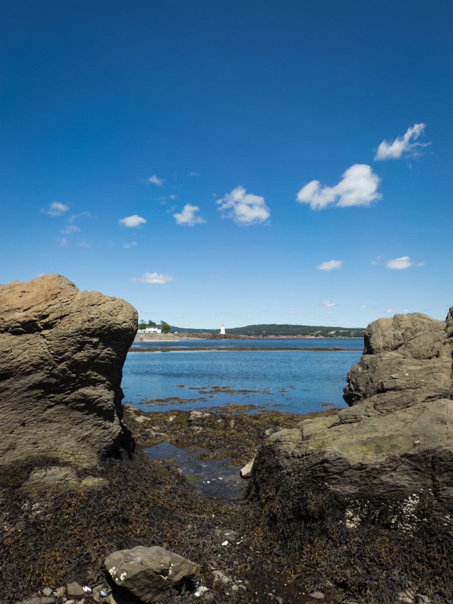 vue sur phare Inch arran à Dalhousie