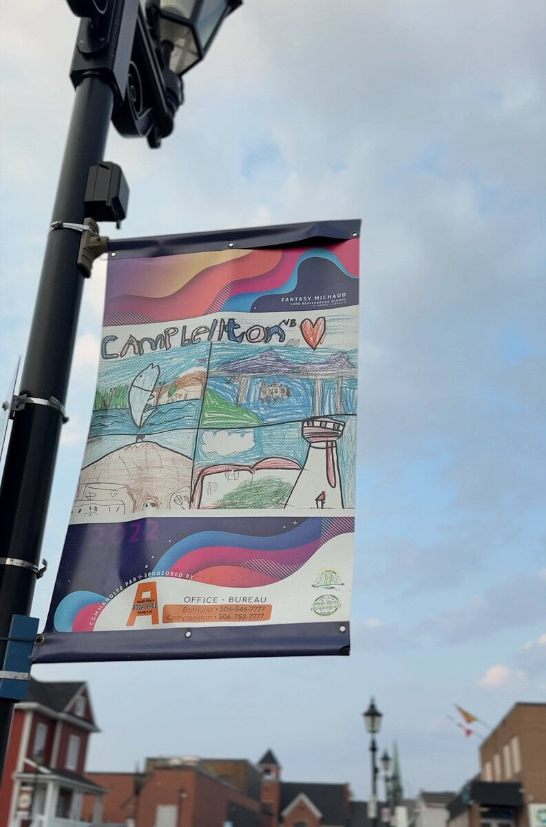 affiche de rue Campbellton, nouveau-brunswick
